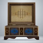 Quran-Box,-Khatamkari-on-Wood,-Large-Size